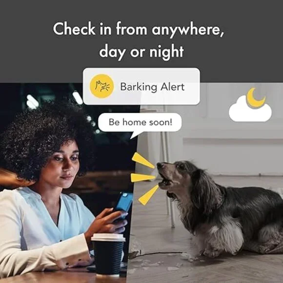 Furbo 360 Dog Camera HD Video Treat Toss Home Security Camera Barking Alerts
